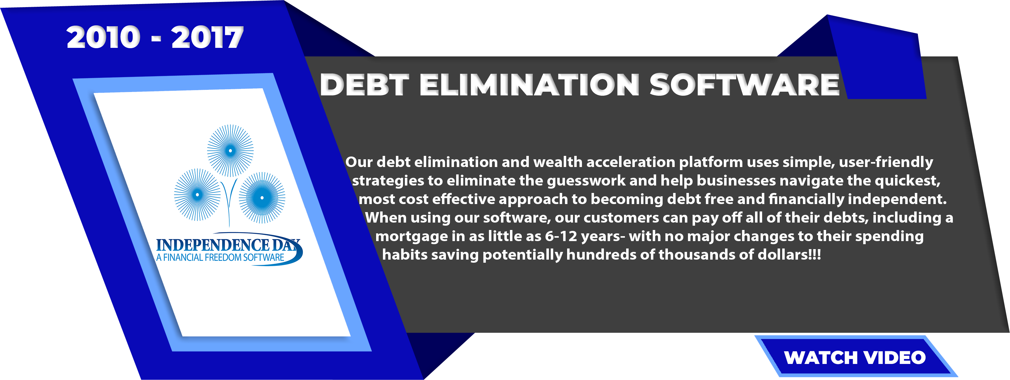 Debt Elimination Software 2010 – Present