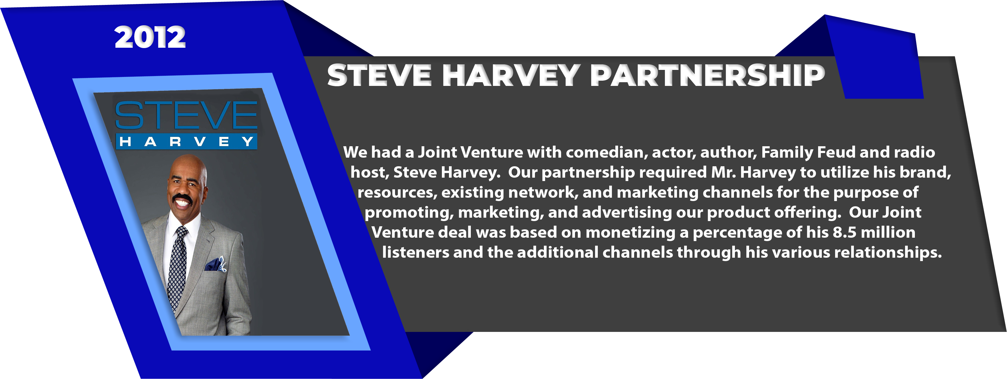 Steve Harvey Partnership 2012